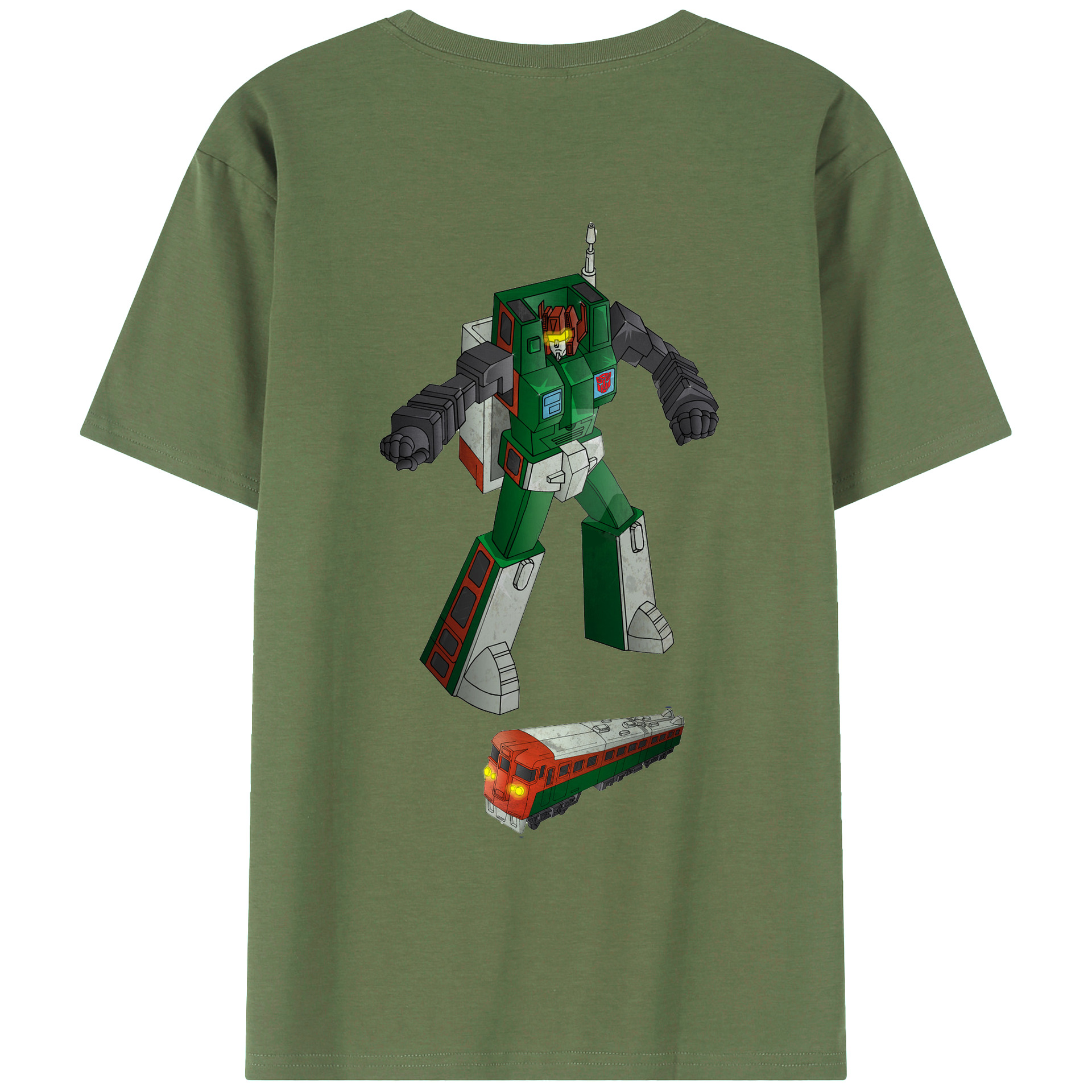 （画像用）  綿100％ メンズ半袖Tシャツ（バックプリント） 通気性